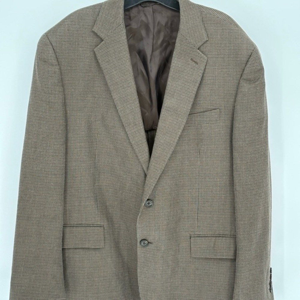 🚠 Ralph ralph Lauren silk cashmere and wool blend two button  Houndstooth Blazer